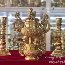 Giá bộ đỉnh đồng vĩnh tiến 42 cm