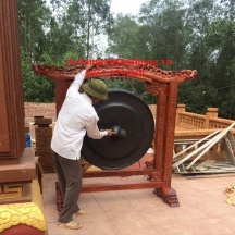 Chiêng bằng đồng 1,2m cúng chùa