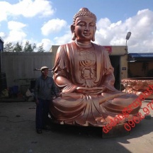 Đúc tượng phật bổn sư thích ca bằng đồng cao 5m uy tín