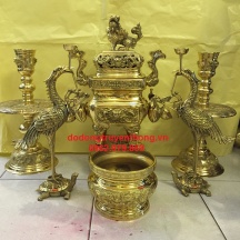 Lư vuông đại phát ngũ sự cao 50 cm giá tốt ở Sài GÒn