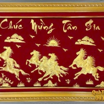 Tranh Mã Đáo Thành Công Tặng Dịp Tân Gia Khai Trương